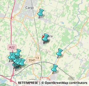 Mappa Via Boito Arrigo, 41019 Soliera MO, Italia (5.44563)