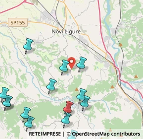 Mappa 15066 Novi ligure AL, Italia (5.85357)