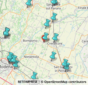 Mappa Via Roma, 41017 Ravarino MO, Italia (11.587)