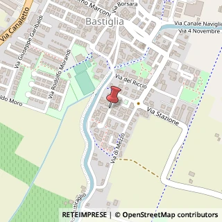 Mappa Via dei Mugnai, 37, 41030 Bastiglia, Modena (Emilia Romagna)