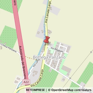 Mappa Via Canale Carpi, 29, 41011 Campogalliano, Modena (Emilia Romagna)