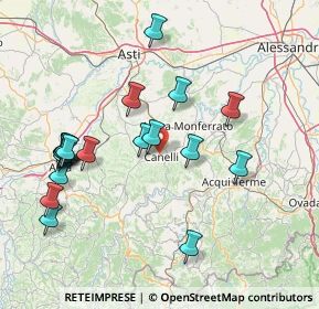 Mappa S.da S Michele, 14053 Canelli AT, Italia (16.55632)