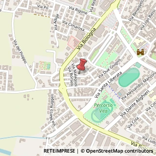Mappa Via Francesco Borgatti, 5, 44042 Cento, Ferrara (Emilia Romagna)