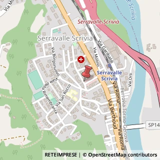 Mappa Piazza paolo bosio 2, 15069 Serravalle Scrivia, Alessandria (Piemonte)