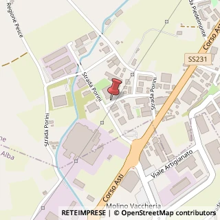 Mappa Strada Porini, 5, 12050 Guarene, Cuneo (Piemonte)