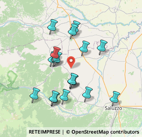 Mappa Via Pralargo, 12032 Barge CN, Italia (6.81056)