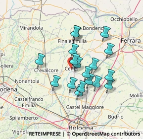 Mappa Viale della Libertà, 44042 Cento FE, Italia (11.46889)