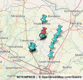 Mappa Viale della Libertà, 44042 Cento FE, Italia (8.72737)