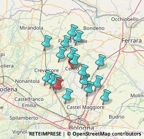 Mappa Viale della Libertà, 44042 Cento FE, Italia (11.02)