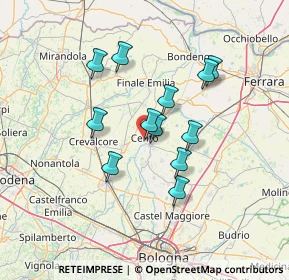 Mappa Viale della Libertà, 44042 Cento FE, Italia (11.30833)