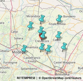 Mappa Piazzale di Porta Modena, 40014 Crevalcore BO, Italia (10.32909)