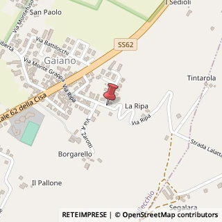 Mappa Strada Ripa, 59, 43044 Gaiano PR, Italia, 43044 Collecchio, Parma (Emilia Romagna)