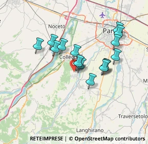 Mappa Via Remitaggio, 43038 Sala Baganza PR, Italia (5.84125)