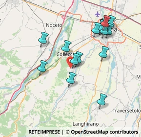 Mappa Via Remitaggio, 43038 Sala Baganza PR, Italia (7.70563)