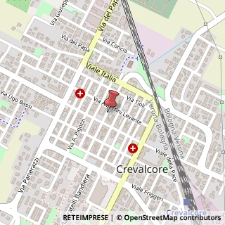 Mappa Via Camillo Benso Conte di Cavour, 38, 40014 Crevalcore, Bologna (Emilia Romagna)