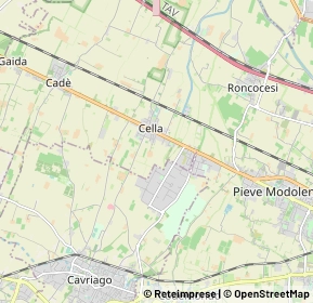 Mappa 42124 Cavriago RE, Italia (2.758)