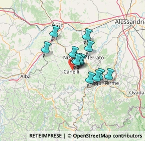 Mappa 14053 Canelli AT, Italia (8.44846)