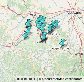 Mappa 14053 Canelli AT, Italia (9.0815)