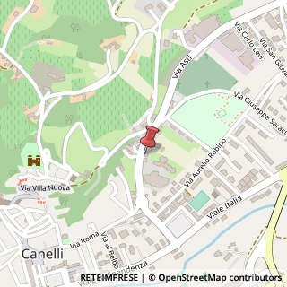 Mappa Via Asti, 32, 14053 Canelli, Asti (Piemonte)