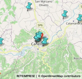 Mappa 14053 Canelli AT, Italia (1.53667)