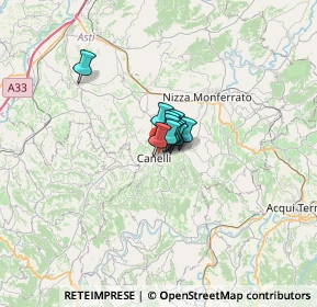 Mappa 14053 Canelli AT, Italia (1.90727)
