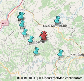 Mappa 14053 Canelli AT, Italia (6.28929)
