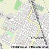 Karte Crevalcore