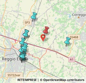 Mappa Via Christoph Willibald Gluck, 42122 Reggio nell'Emilia RE, Italia (4.27615)