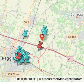 Mappa Via Christoph Willibald Gluck, 42122 Reggio nell'Emilia RE, Italia (4.36)
