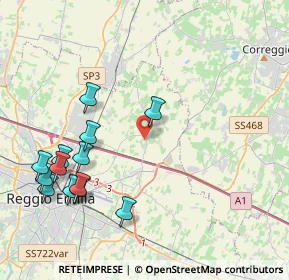 Mappa Via Christoph Willibald Gluck, 42122 Reggio nell'Emilia RE, Italia (4.79846)