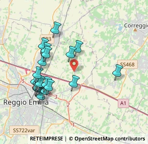 Mappa Via Christoph Willibald Gluck, 42122 Reggio nell'Emilia RE, Italia (3.86)
