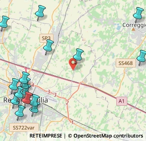 Mappa Via Christoph Willibald Gluck, 42122 Reggio nell'Emilia RE, Italia (6.37813)