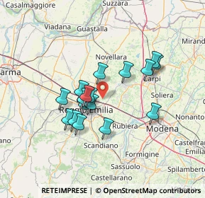 Mappa Via Christoph Willibald Gluck, 42122 Reggio nell'Emilia RE, Italia (11.08471)