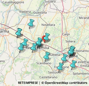 Mappa Via Christoph Willibald Gluck, 42122 Reggio nell'Emilia RE, Italia (15.68833)