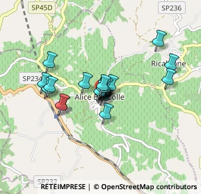 Mappa Via Balbi Porta, 15010 Alice Bel Colle AL, Italia (0.56364)