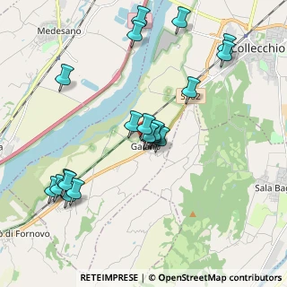 Mappa Via M. Battilocchi, 43044 Collecchio PR, Italia (2.0795)