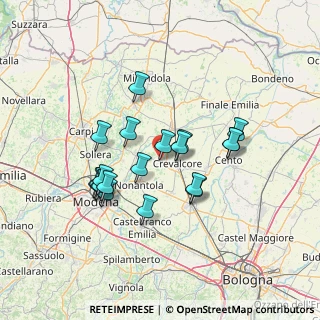 Mappa Via Andrea Costa, 41017 Ravarino MO, Italia (12.46)