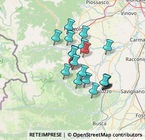 Mappa Piazza Madonna, 12032 Barge CN, Italia (10.6875)