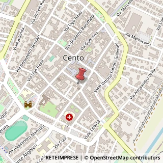 Mappa Via Bartolomeo Campagnoli, 2, 44042 Cento, Ferrara (Emilia Romagna)