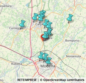 Mappa Via Modena Carpi, 41019 Appalto MO, Italia (5.95667)