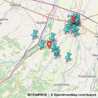 Mappa Via Case Nuove, 43038 Sala Baganza PR, Italia (8.6355)