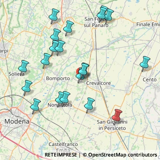 Mappa Via Fratelli Rosselli, 41017 Ravarino MO, Italia (9.199)