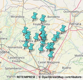 Mappa Via Vittorio Veneto, 44042 Cento FE, Italia (10.183)