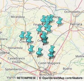Mappa Via Vittorio Veneto, 44042 Cento FE, Italia (10.193)