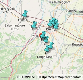 Mappa Caleffi Mirca, 43038 Sala Baganza PR, Italia (9.81583)