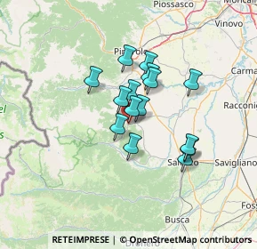 Mappa Via Guglielmo Marconi, 12032 Barge CN, Italia (9.64267)