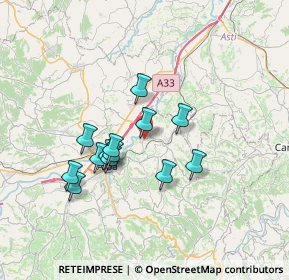 Mappa Località Montestefano, 12050 Barbaresco CN, Italia (5.86846)