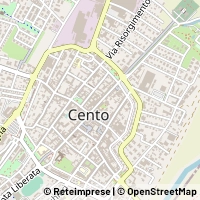 Hartă Cento