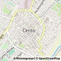 Hartă Cento