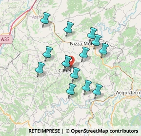 Mappa Via San Giovanni Bosco, 14053 Canelli AT, Italia (5.99643)